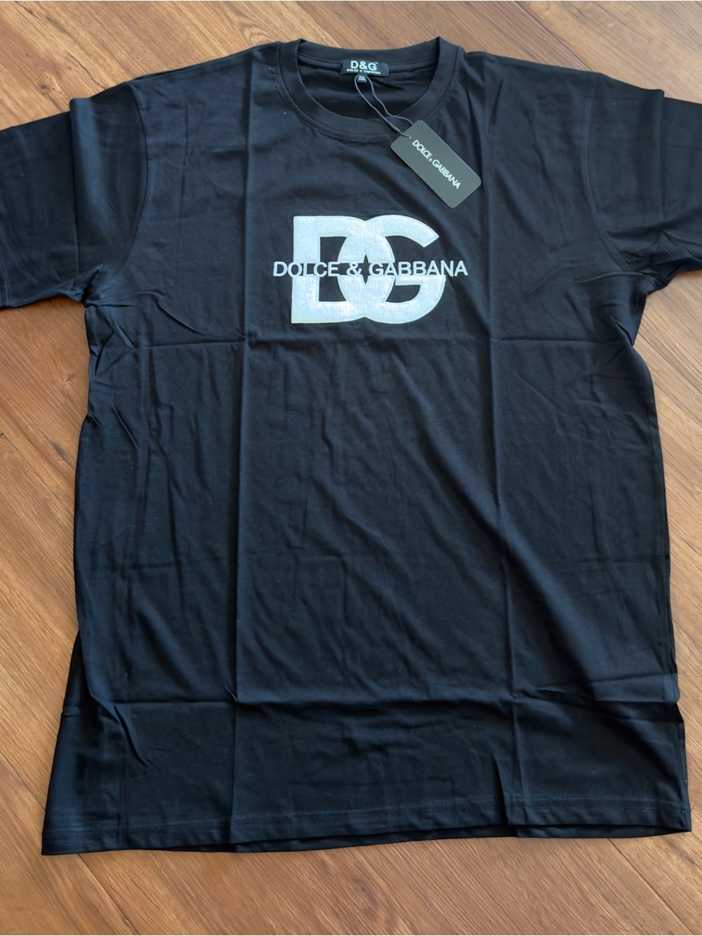 Dolce & Gabbana Men's Black Logo T-Shirt